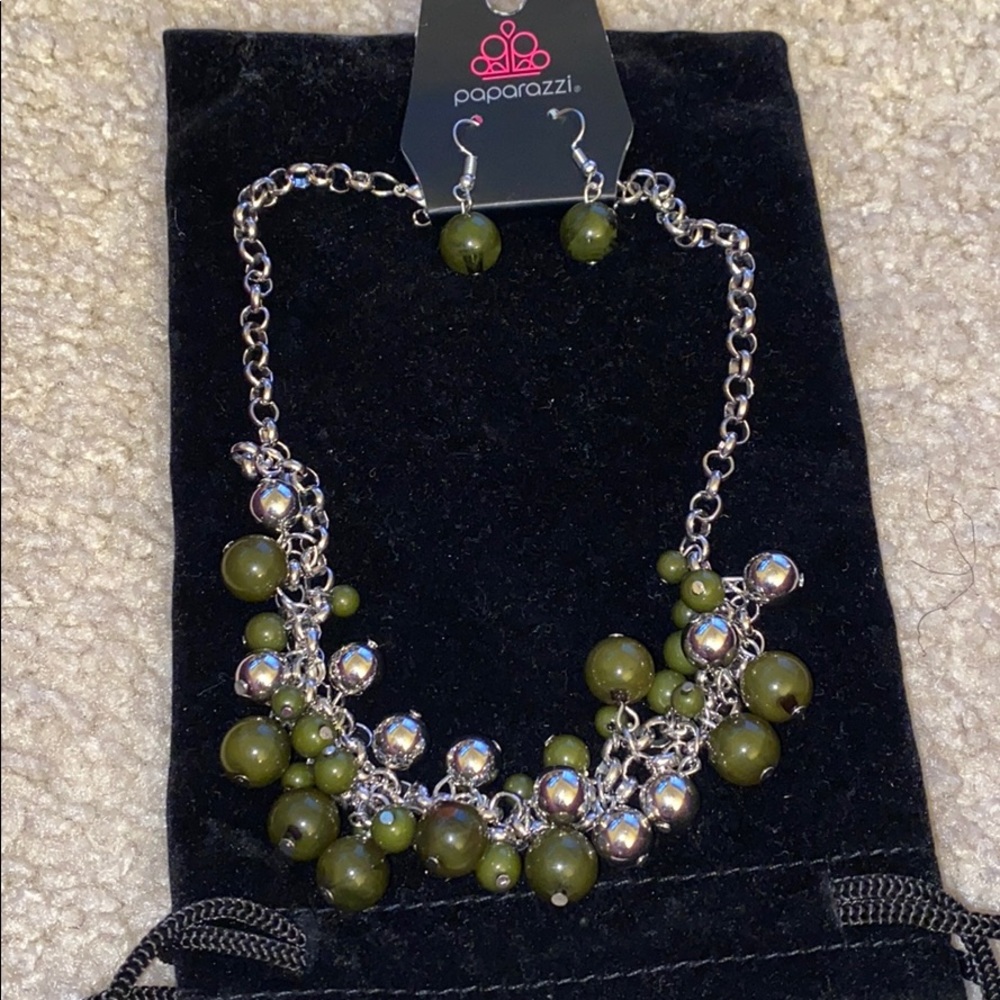 Necklace and earrings